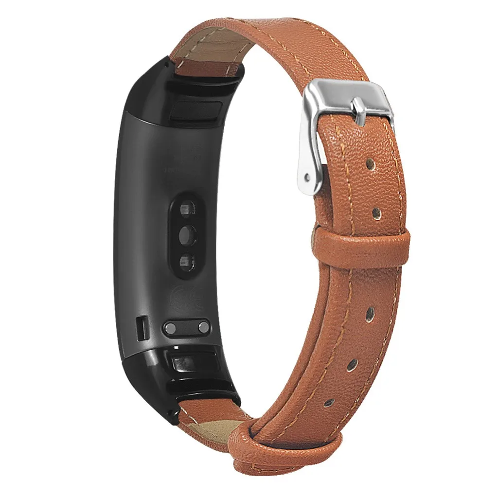 Замена волоконно-кожаных часов Ремешок Браслет для huawei Honor Band 5/4 унисекс тонкий ремешок 10 стилей роскошный модный подарок