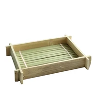 food tray handmade environmental protection bamboo woven japanese simple plate restaurant kitchen household items