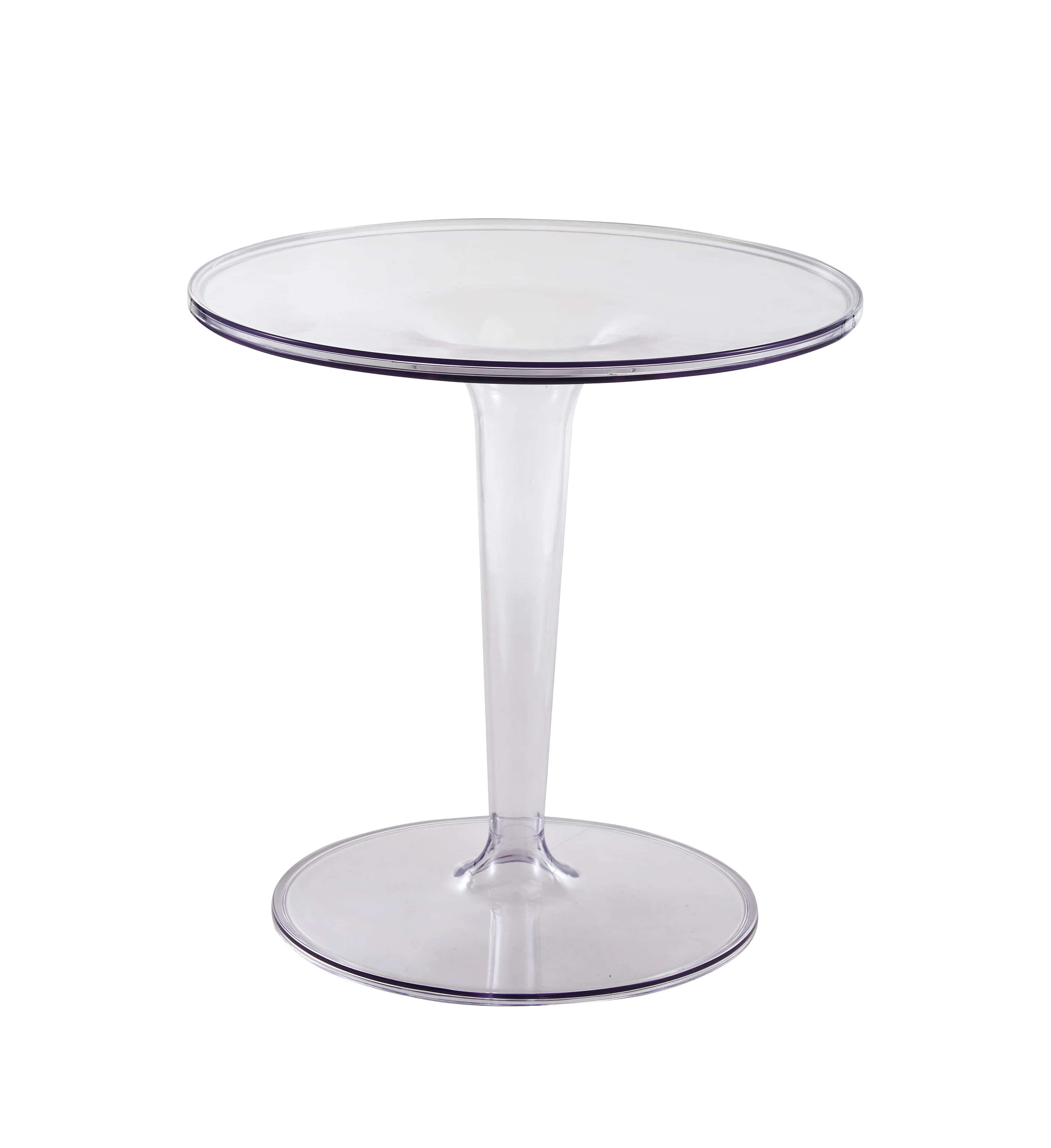 Круглые журнальные столики прозрачный коричневый зеркальный прикроватный