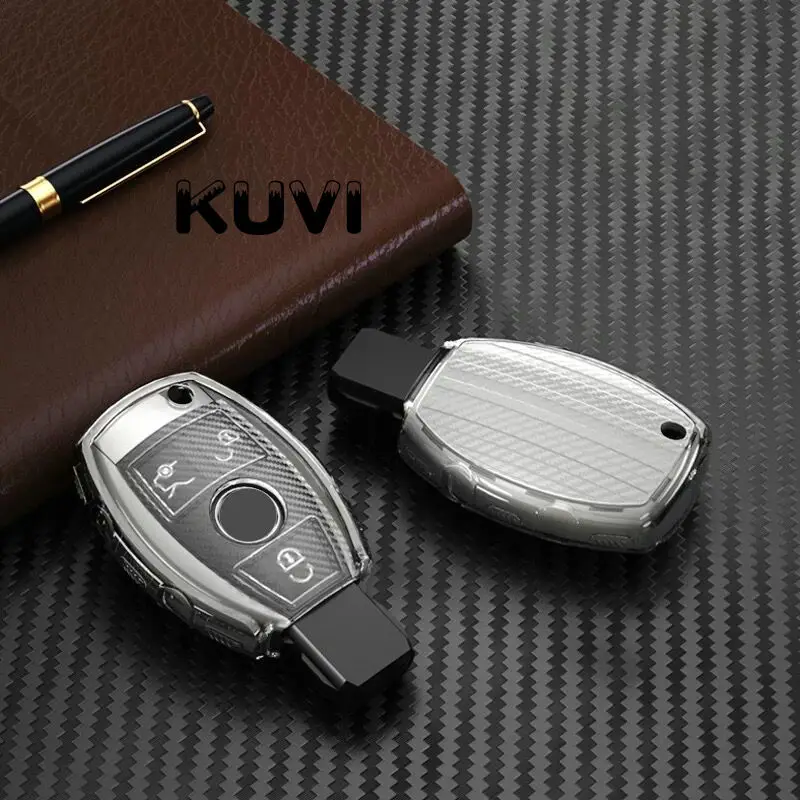 Чехол для автомобильного ключа из ТПУ держатель Mercedes Benz A B C E GL S GLA GLK CLS Class AMG W204 W205