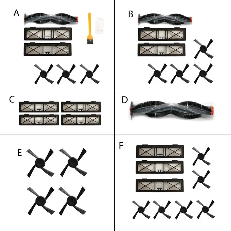 

Sweeper Spare Parts Set Roller Main Brush Dust Hepa Filter Side Brush for Neato D7/D5/D3/D7500/D8500/D800 Vacuum Cleaner