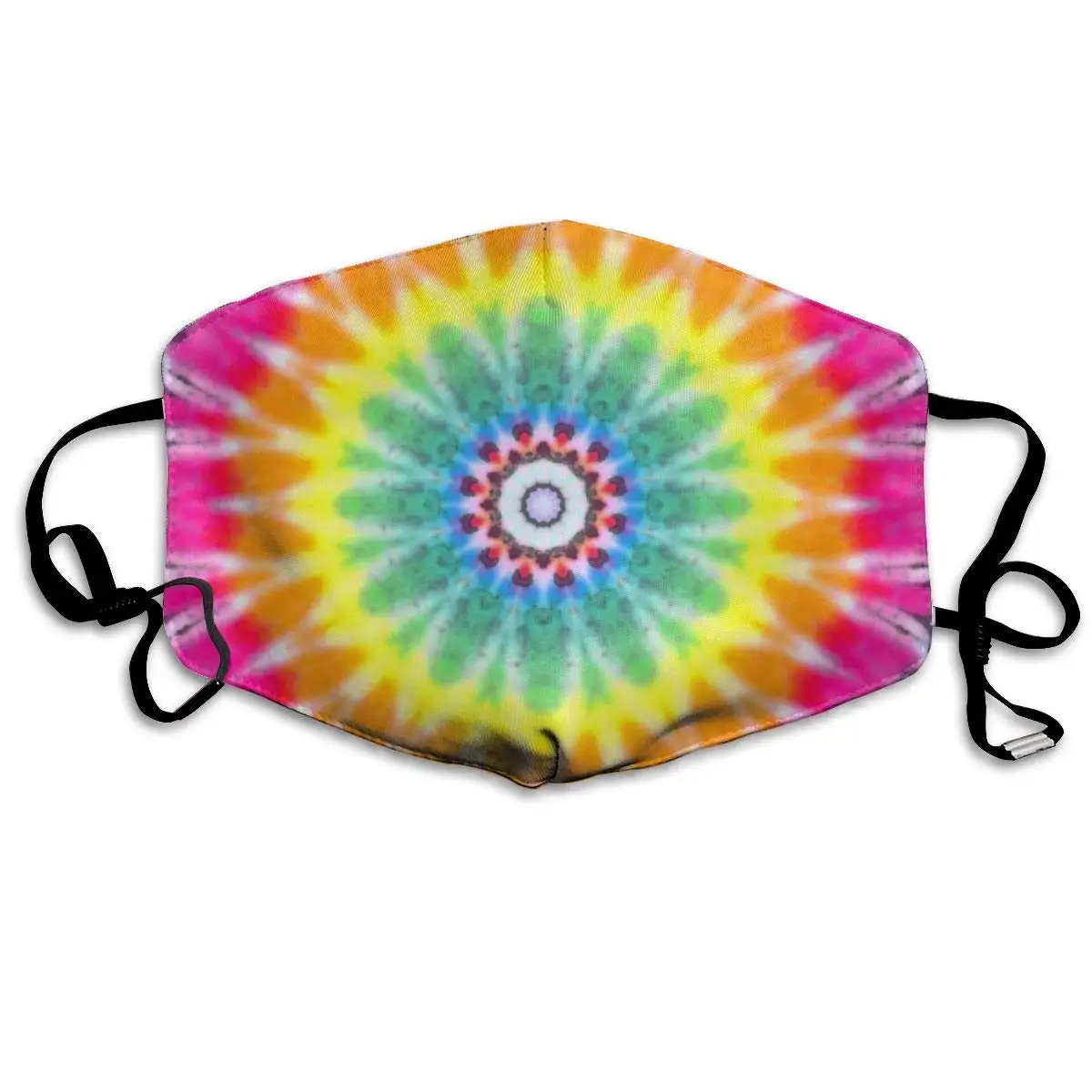 Уникальная моющаяся многоразовая маска Tye Dye Art хлопковая против пыли полумаска
