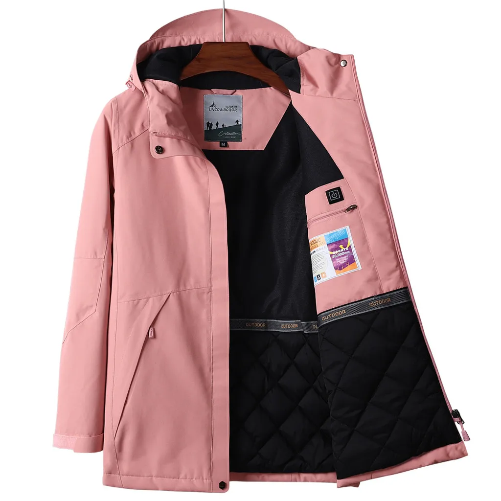 JAYCOSIN Женская умная термостатическая куртка с электрическим подогревом пальто