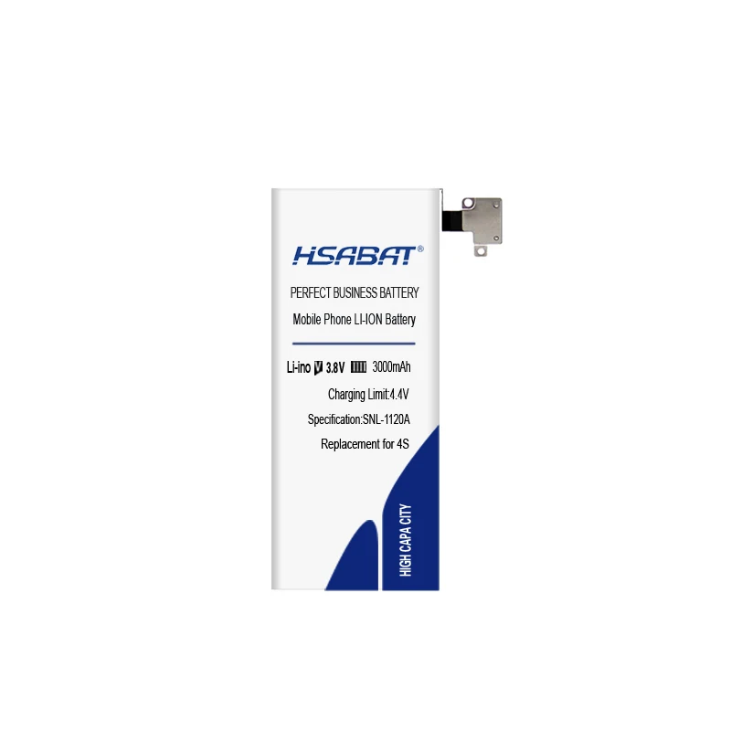 Аккумулятор HSABAT 3000 мАч для iphone 4S для iphone 4S для iphone 4gs для iphone 4gs посылки в пределах инструментов и наклеек