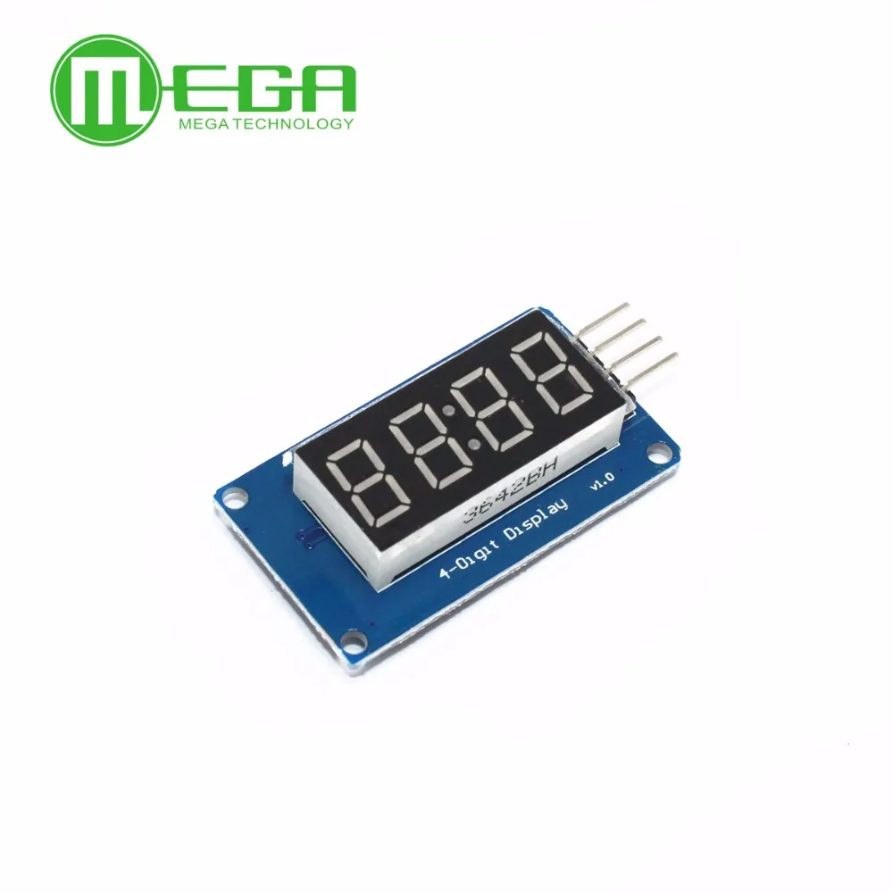 Модуль светодиодного дисплея TM1637 для Arduino 7 сегментов 4 бита 1 5-дюймовые часы
