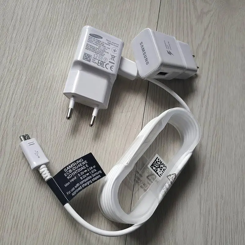 Быстрое зарядное устройство Samsung с европейской и американской вилкой 9 В 1 5 а