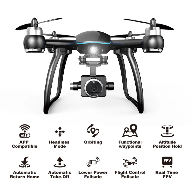 5G GPS Дрон бесщеточный мотор Квадрокоптер с камерой HD Gimbal ESC камера 3D объемный