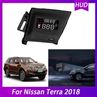 airborne computer obd car hud head up full hd display for nissan terra 2018 safe driving screen obd speedometer projector