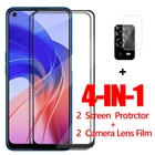 Полностью клеевое стекло для OPPO A55 стекло OPPO A15 A16 A54 A55 A74 4G Защитная пленка из закаленного стекла для телефона OPPO A55 4G