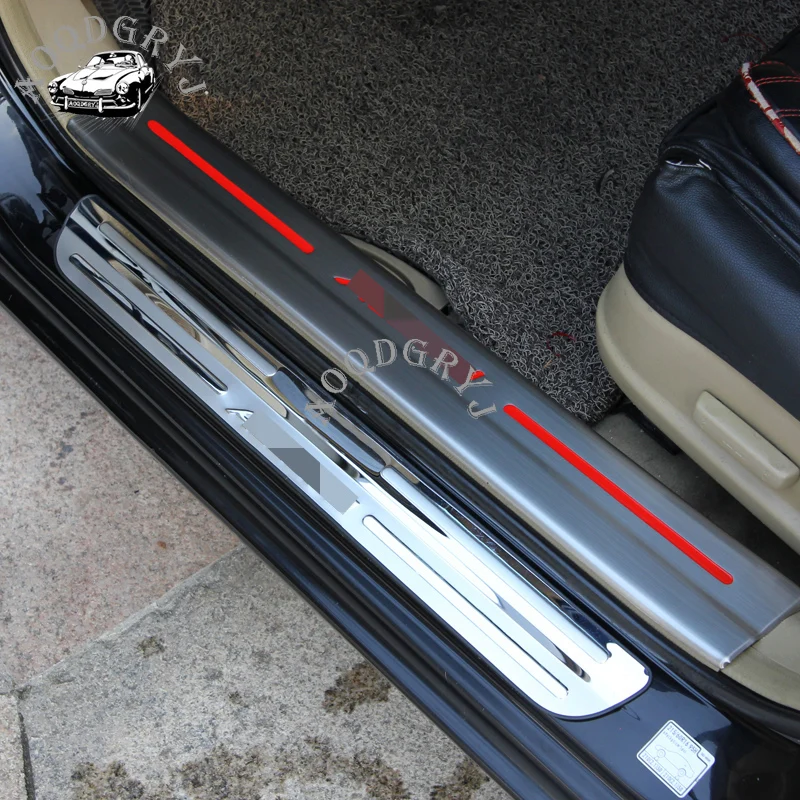 4 шт. накладки на пороги двери из нержавеющей стали для Honda Accord 4DR SEDAN 2008 2012|Буксиры