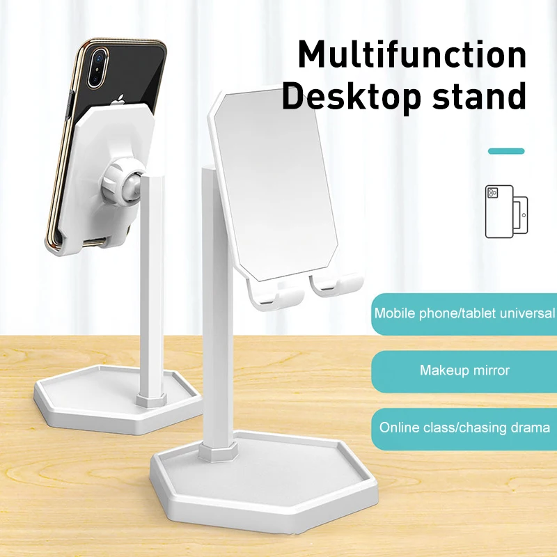 

Mobile Phone Holder Portable Lazy Bracket Desktop Holders For Youtube Tiktok Skype Live Table Holder Mobile Phone Accessories