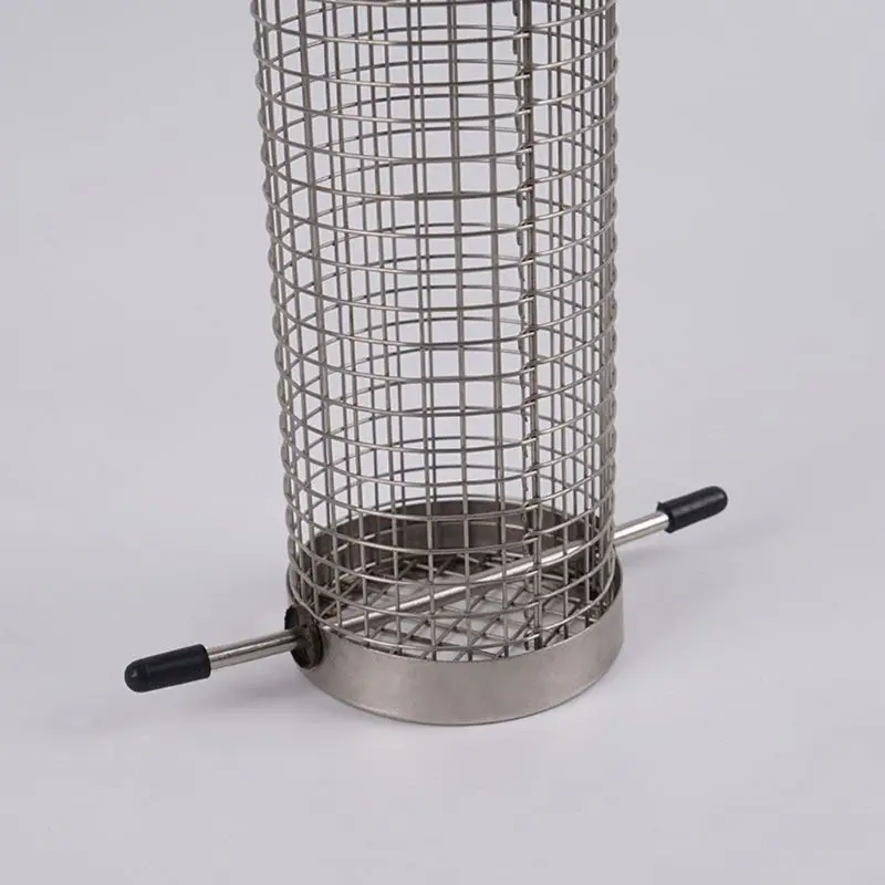 

Wild Bird Cage Feeder Outdoor Hanging Garden Port Seed Food Contain Foraging Toy 95AA