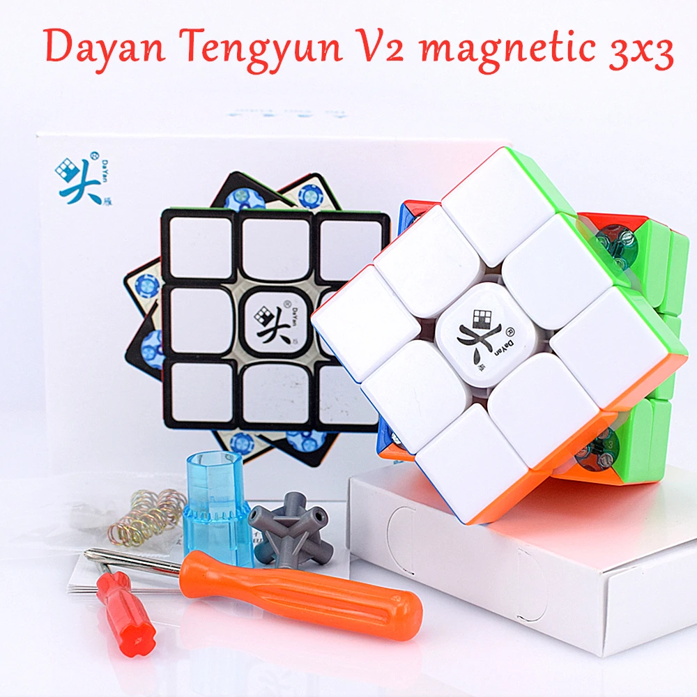 Куб головоломка Dayan tengyun V2 M магнитный 3x3x3 3x3|Головоломки| |