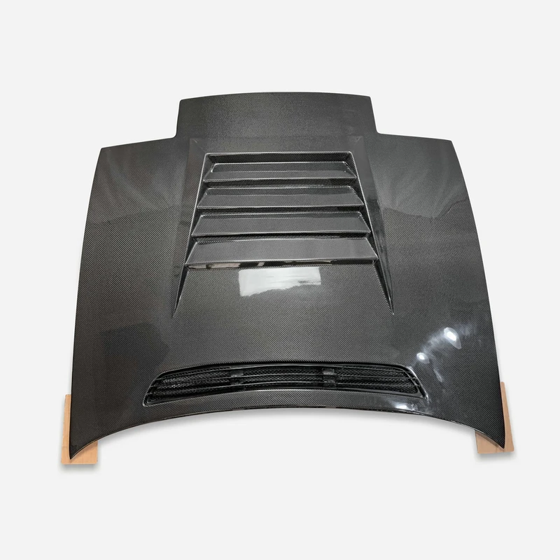 

Carbon Fiber Hood For Nissan 180SX S13 DMX Style Glossy Finish Bonnet Cover DM Tuning Vented Body Kit Trim Part CarAccessories