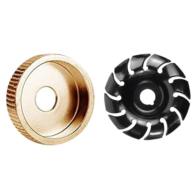 

1 Set Angle Grinder 90 Mm Wood Shaping Disc & 1 Pcs Wood Angle Grinding Wheel