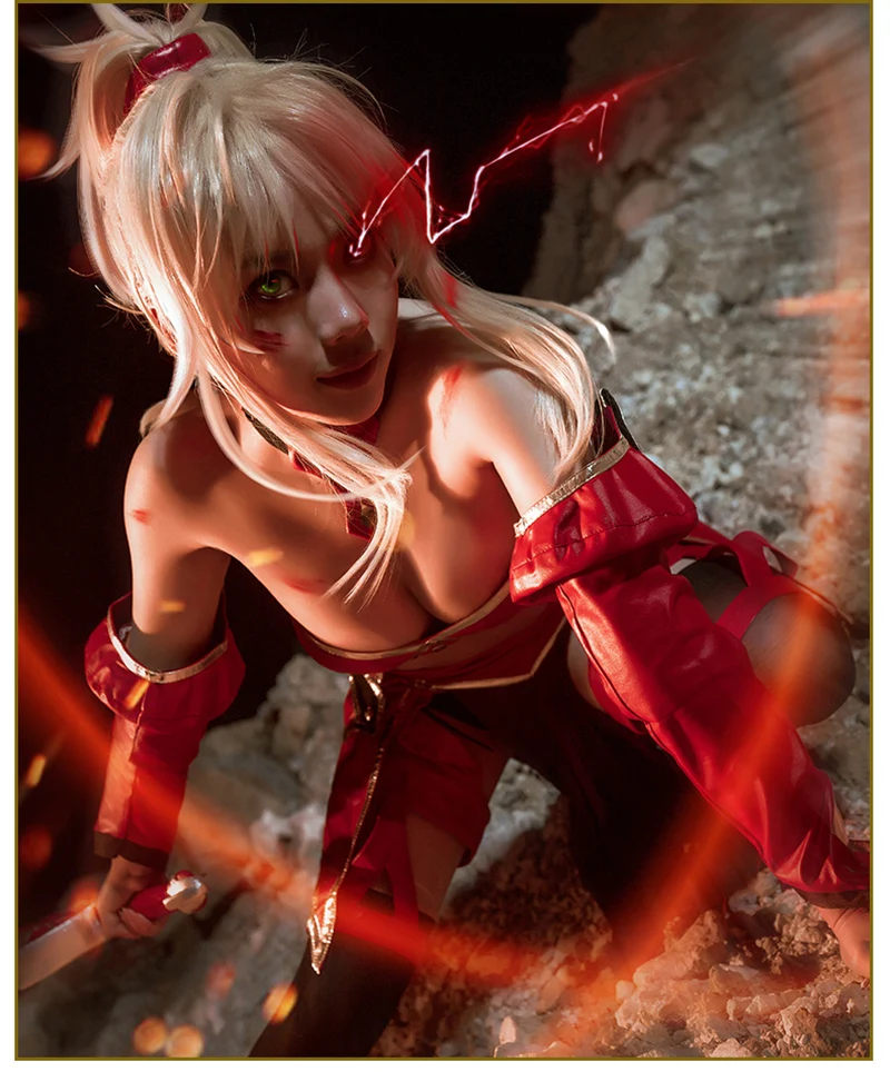 Женский карнавальный костюм FGO Fate/Apocrypha Mordred вечерние костюмы из искусственной