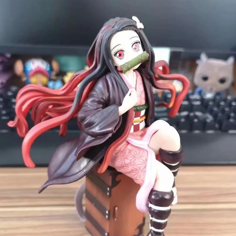 

Anime Demon Slayer Kimetsu No Yaiba Kamado Nezuko First Generation Ver PVC Action Figure Collectible Model Doll Toy 17cm