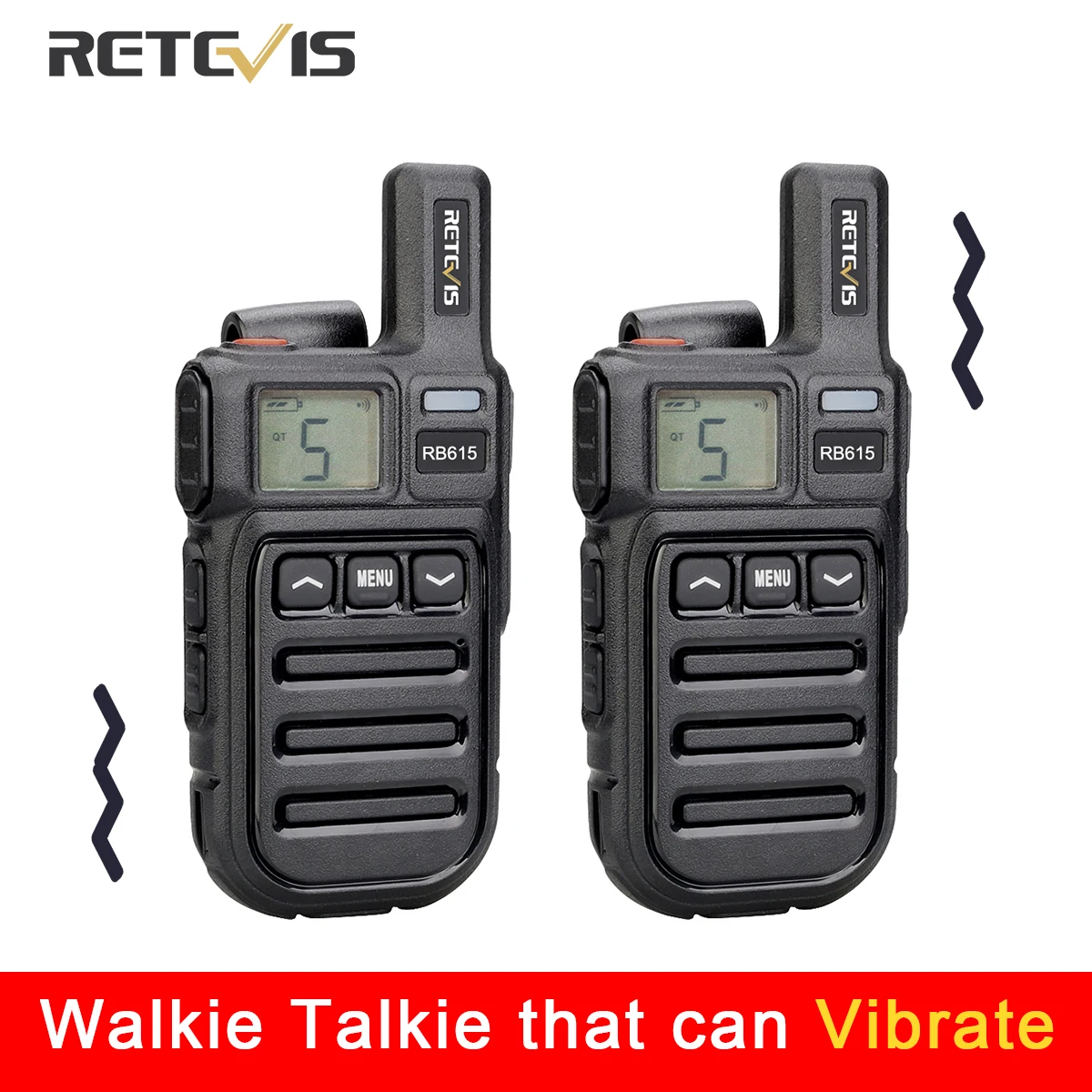 Retevis RB615 мини PMR рация 2 шт. 446 радио FRS PTT двухстороннее рации для отелей ресторанов