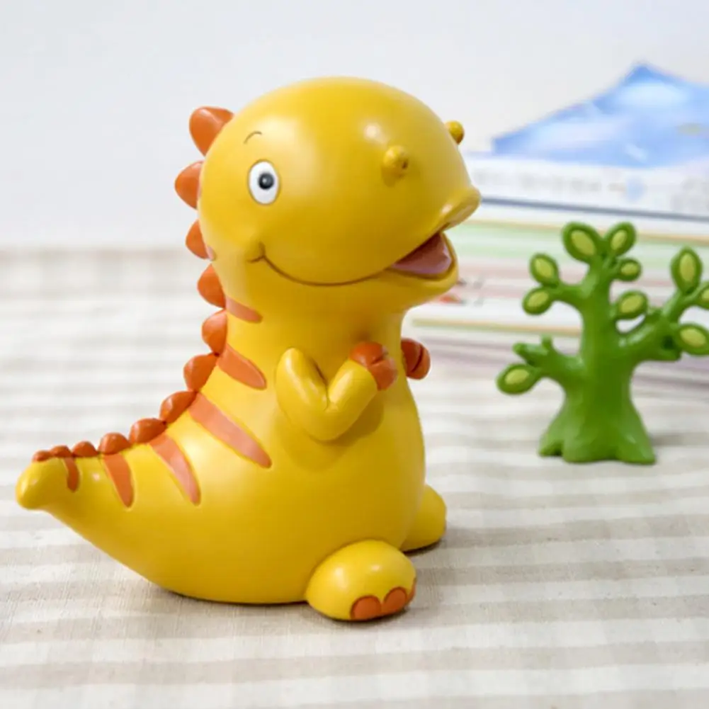 

Lovely Dinosaur Resin Piggy Bank Money Saving Box Storage Kids Coin Money Bank Girl Boy Christmas Birthday Gifts Home Decoration