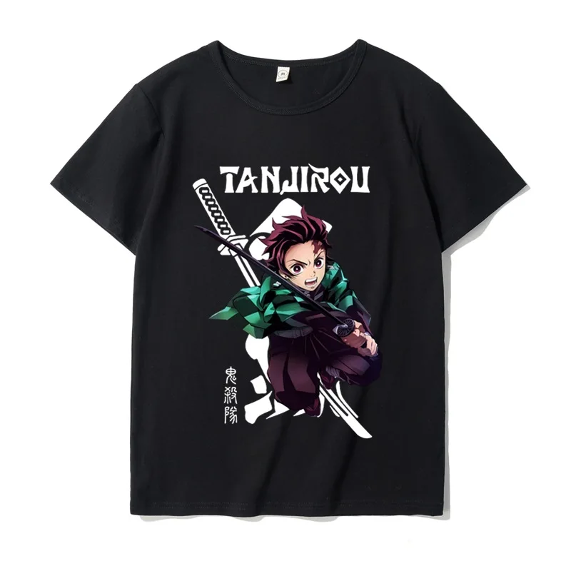 

Cool New Children Catoon Demon Slayer Kawaii Tee Kids Tops Boy Anime Kawaii Kimetsu no Yaiba tshirt Summer Short T-shirt