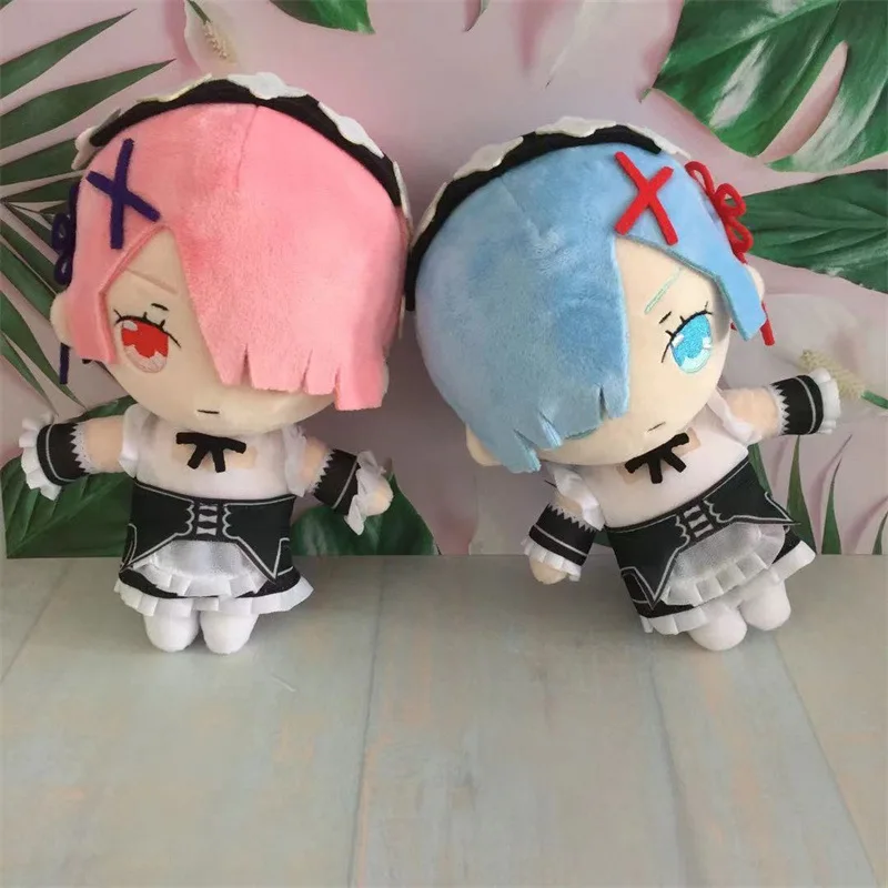 

Kawaii Re:Zero Ram Rem Plush Doll Cartoon Anime Plush Toy Cute Pillow Baby Sleep Soothing Toy Room Decor Doll Xmas Gift for Boys