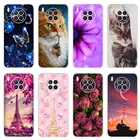 Чехол для Huawei Nova 8i, новинка 2021, модный Мягкий силиконовый чехол из ТПУ для телефона Huawei Nova 8i Nova8i, чехлы для телефонов Honor 50 Lite, чехол