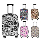 Эластичный Леопардовый Защитный чехол для чемодана, 18-32 дюйма