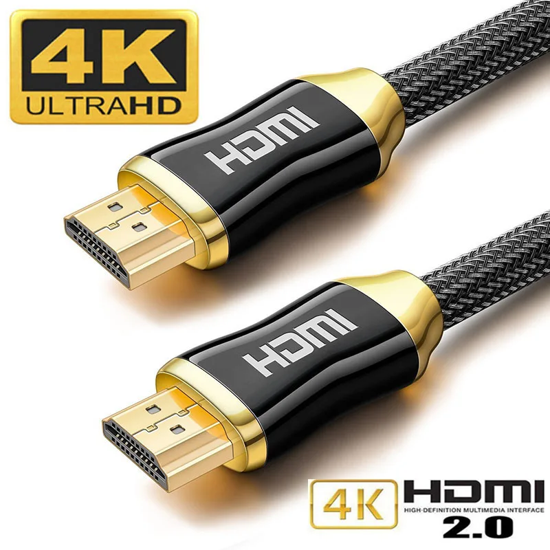 Hannord HDMI совместимый кабель 2 0 позолоченный цинковый сплав оболочка