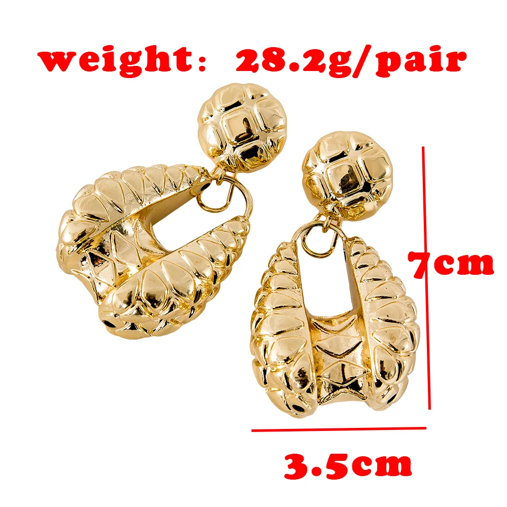 

Wedding Party Attendance Golden Color Exquisite Style Earrings And Necklaces Jewelry Set Customize Accept