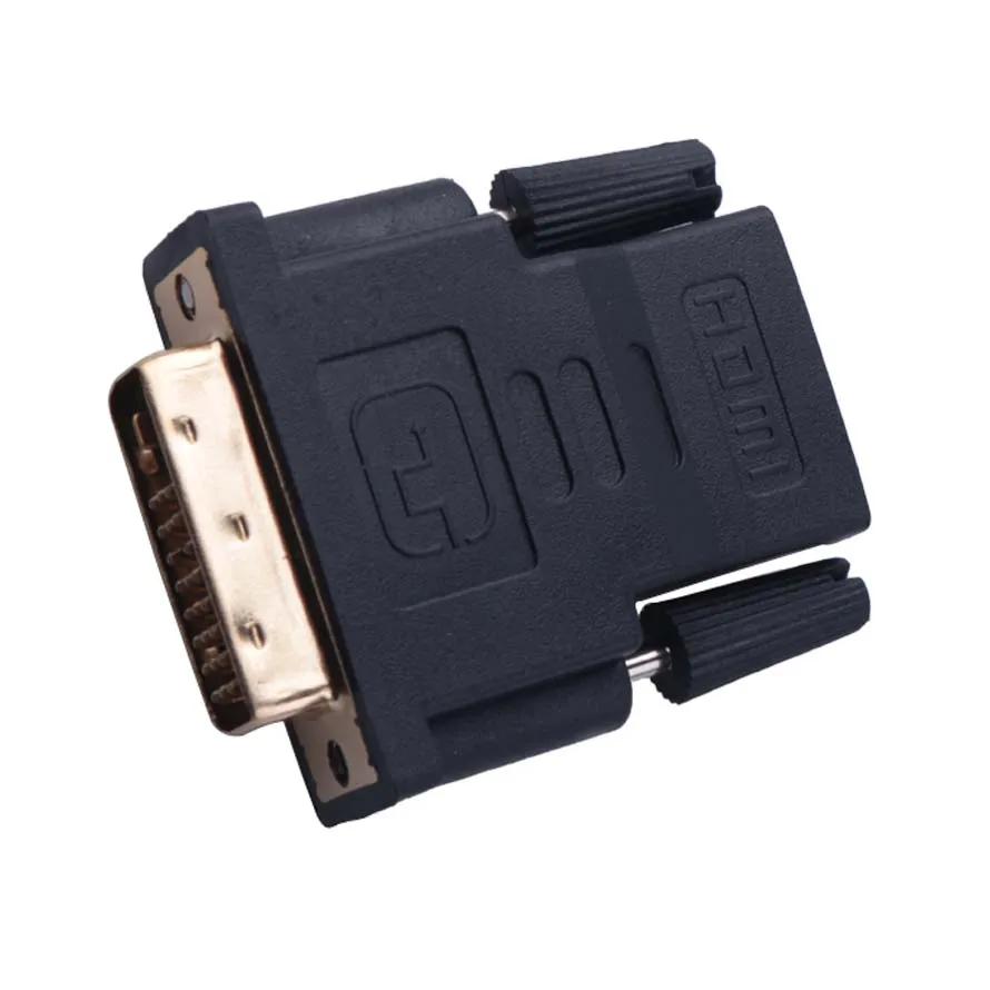 Адаптер DVI с разъемом Папа-HDMI 24 + 1 Pin переходник позолоченным на HDMI двусторонний