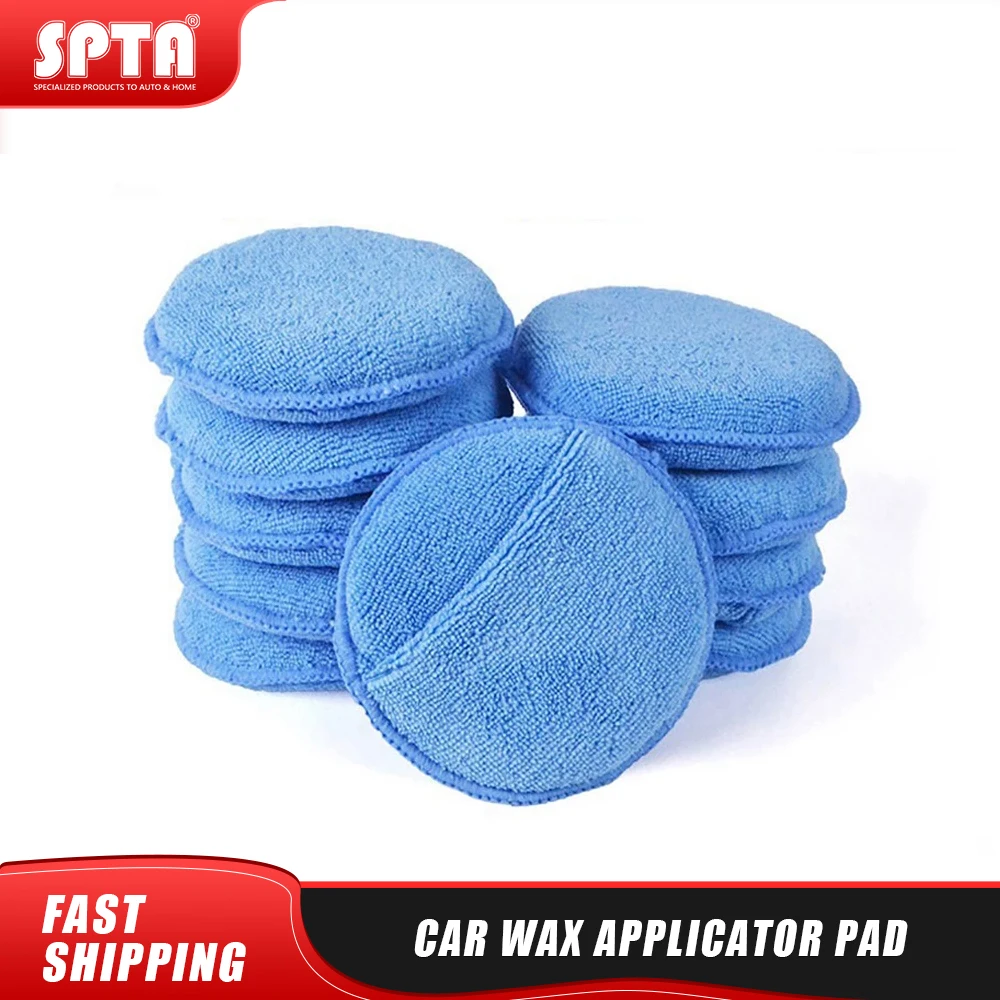SPTA Ультрамягкая Автомобильная восковая Губка из микрофибры