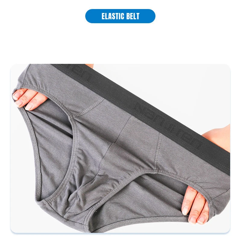 4Pcs/Men's underwear man briefs cotton antibacterial breathable Panties fashion camouflage printing Plus size L-4XL briefs Male