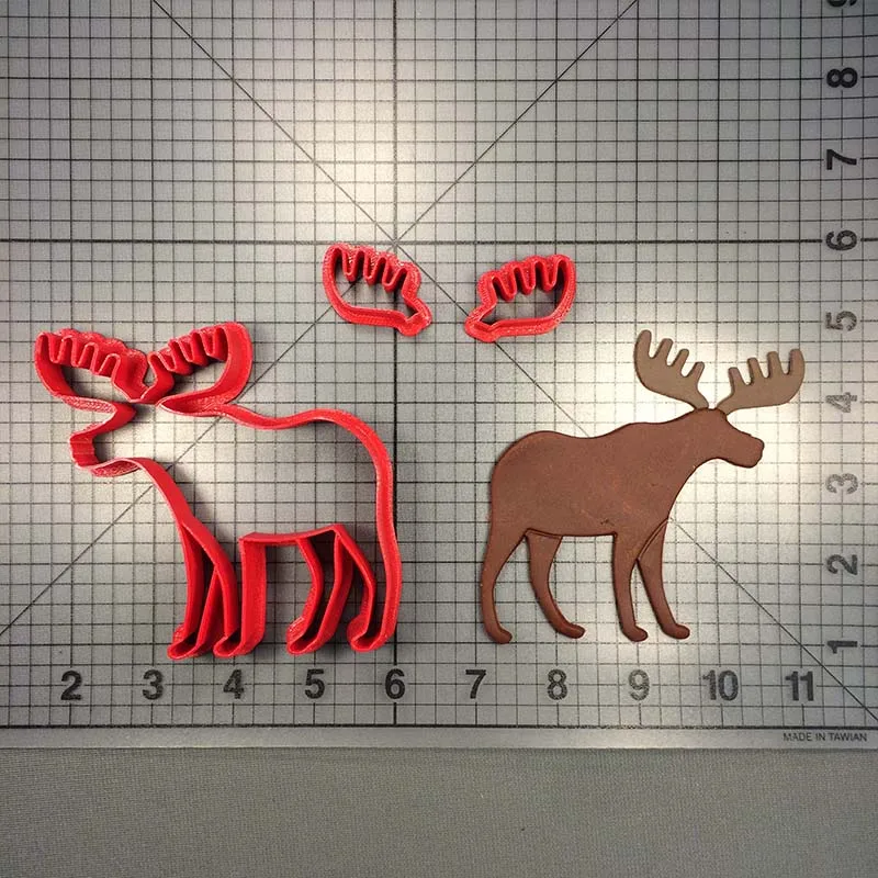 Рождественские животные обезьяна Пингвин красная роза Олень Рудольф Санта Клаус