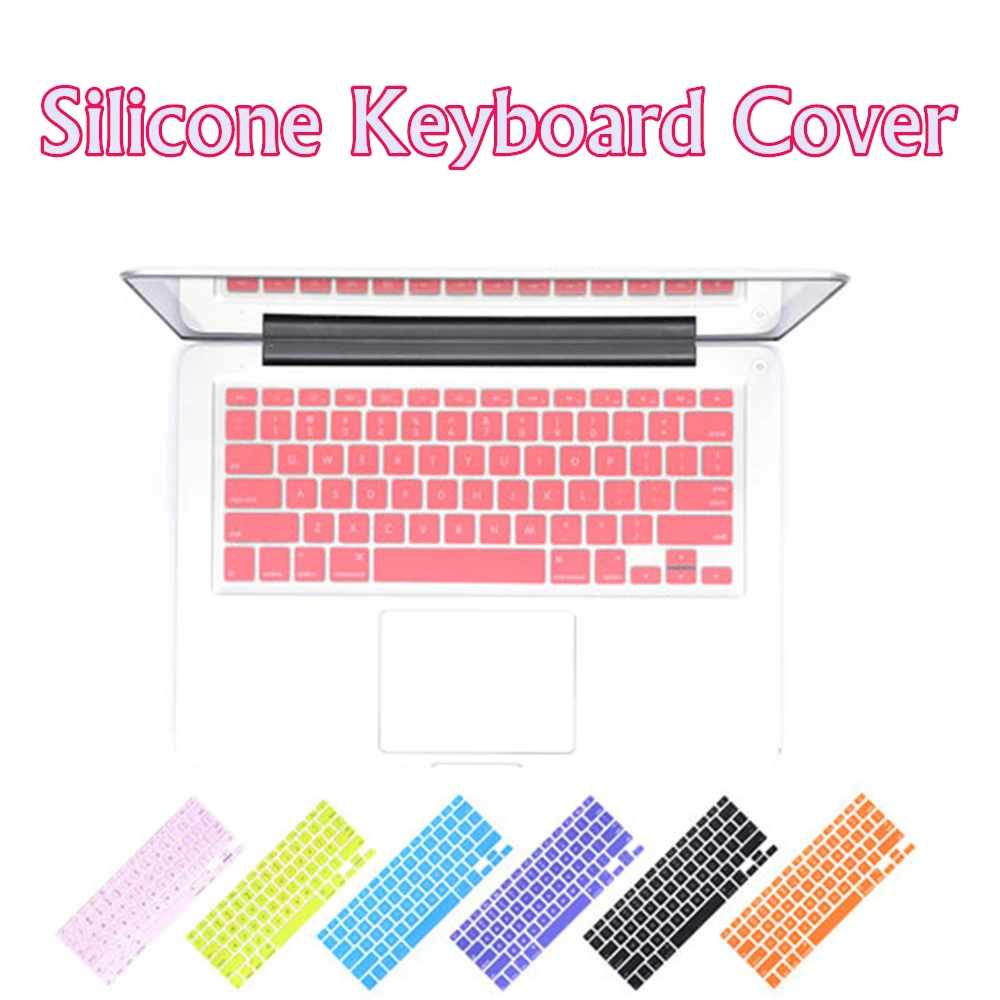 Silicone Sticker Film Keyboard Cover For Apple Macbook Pro Air 13" 15" 17" Soft Computer Accessories Laptop Protector Candy Colo |