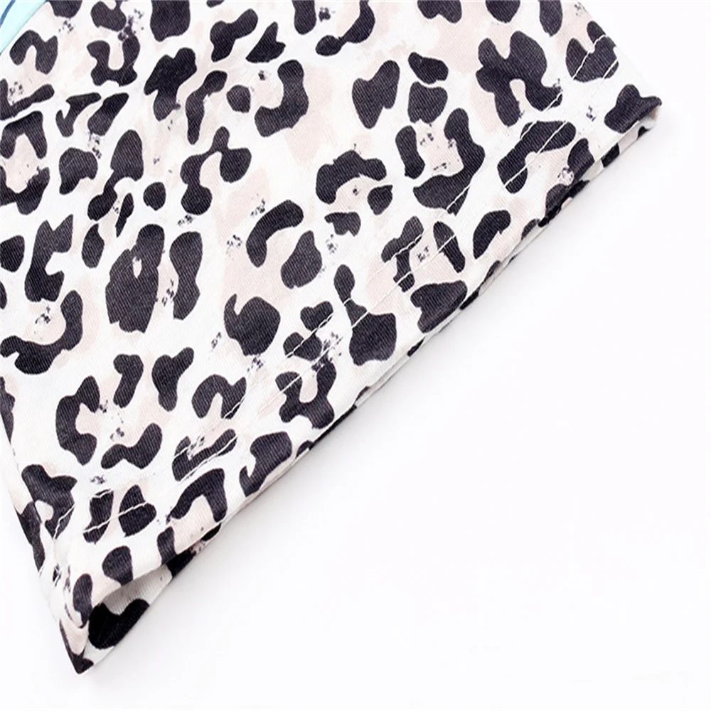 

Women Summer Loose Floral Top Casual Slim Fit Women Leopard Shirt