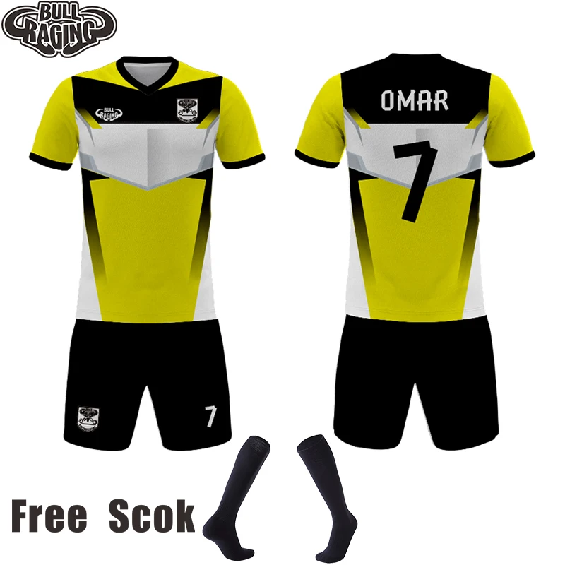 polyester mesh material custom sublimation create team jerseys made soccer uniform sets free sock | Спорт и развлечения