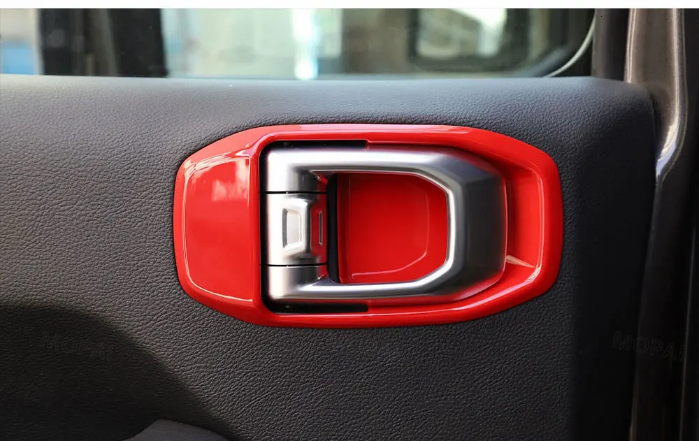 MOPAI интерьерные молдинги для Jeep Wrangler JL, автомобильные дверные ручки, декоративные крышки, наклейки для Jeep Wrangler, аксессуары