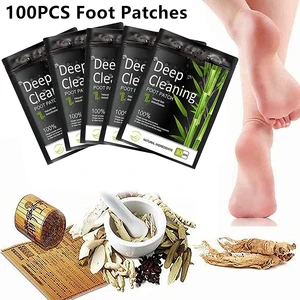100/50/30PCS Detox Foot Patches Natural Detoxification Body Toxins Cleansing Stress Relief Feet Slim