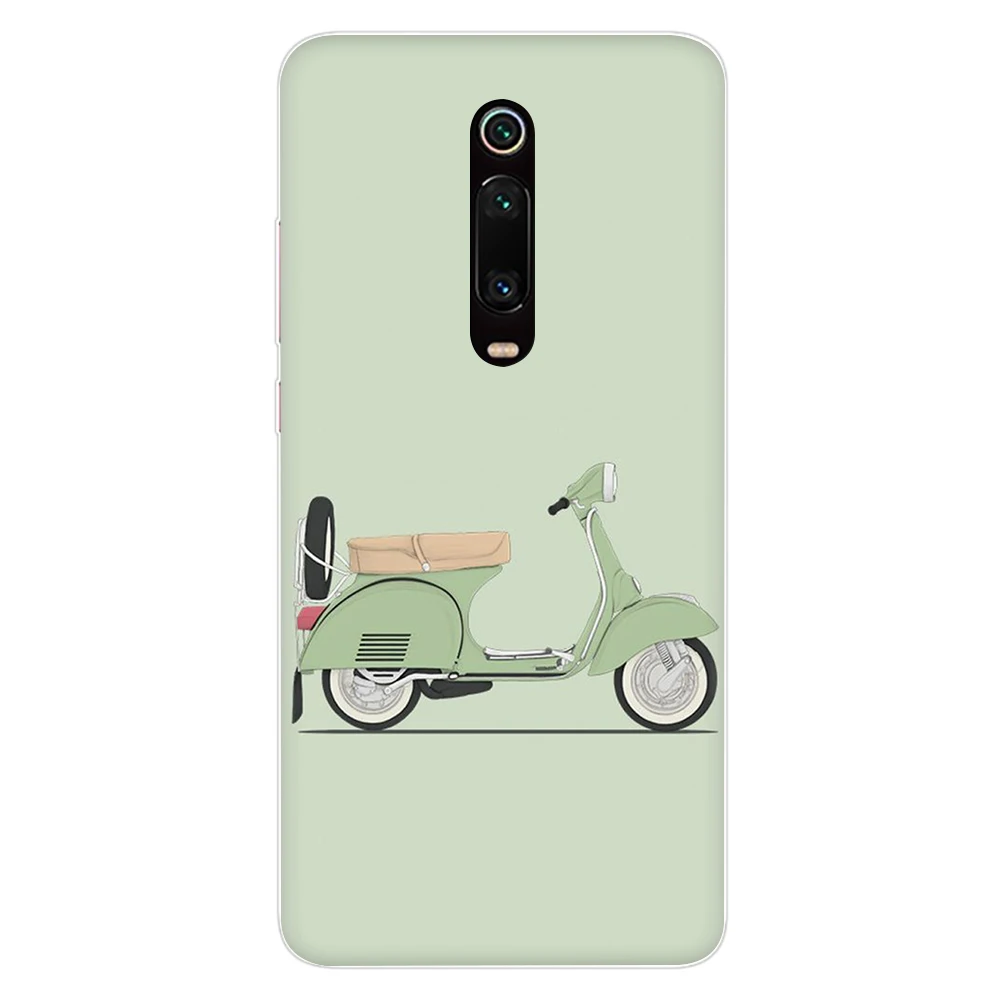 Vespa Scooter Hard чехол для телефона Redmi 4A 4X 5 6 A Plus Pro 7 GO Note 4X5 7A K20 Pro|Бамперы| |