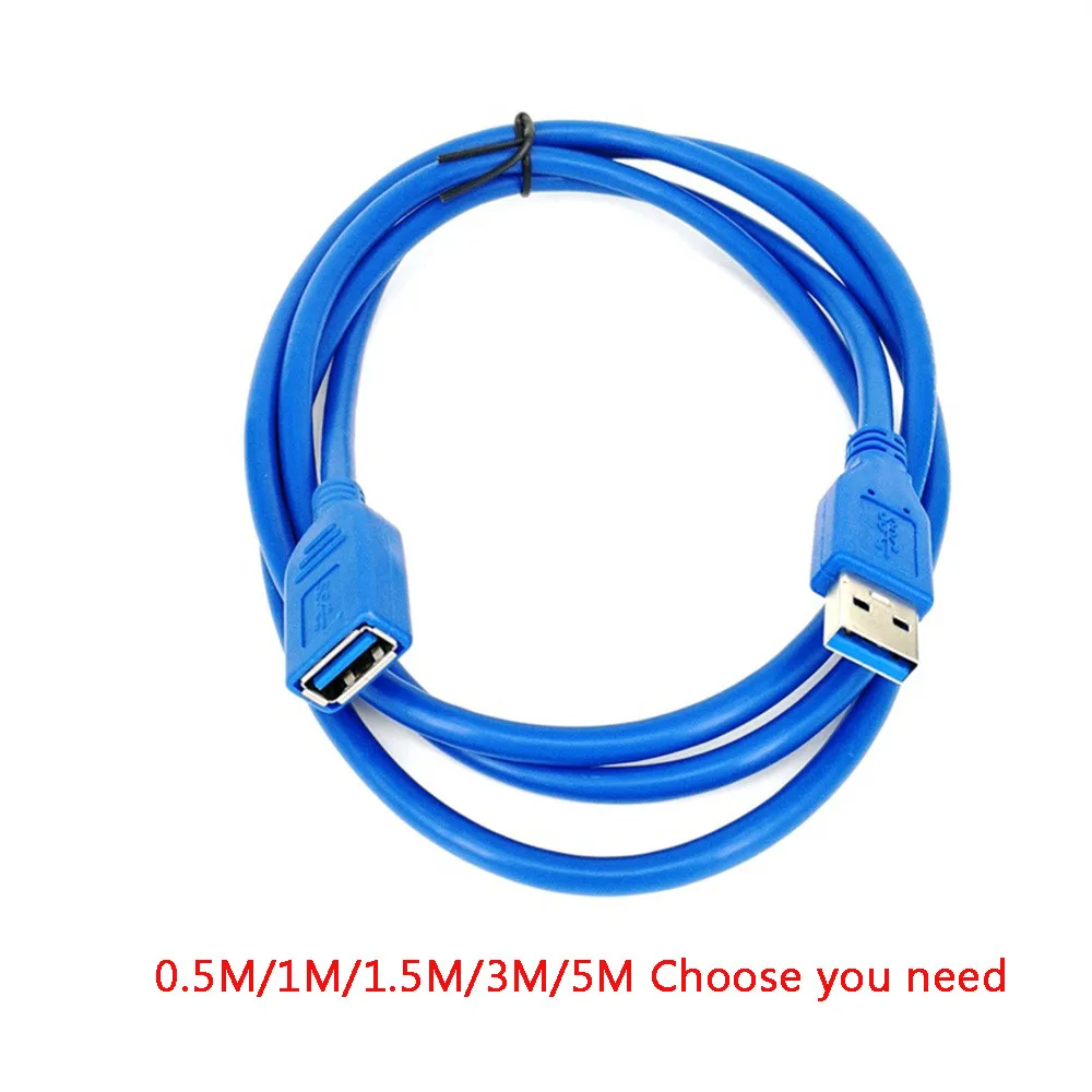 0 5/1/1.5/3/5 м USB 3 кабель для синхронизации данных с разъемом папа мама 5 Гбит/с