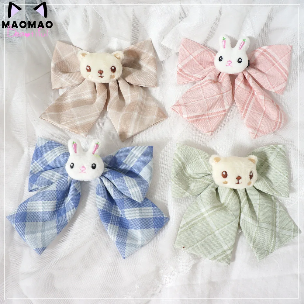 Японский милый бант Мягкая повязка на голову для сестры головной убор в стиле