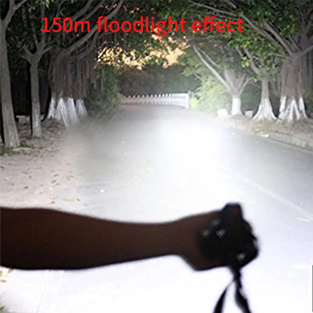 

Rechargeable Zoom Headlamp Flashlight Rechargeable 3 T6 LED Headlight Battery Car Wall Charger For Camping Running Outdooor