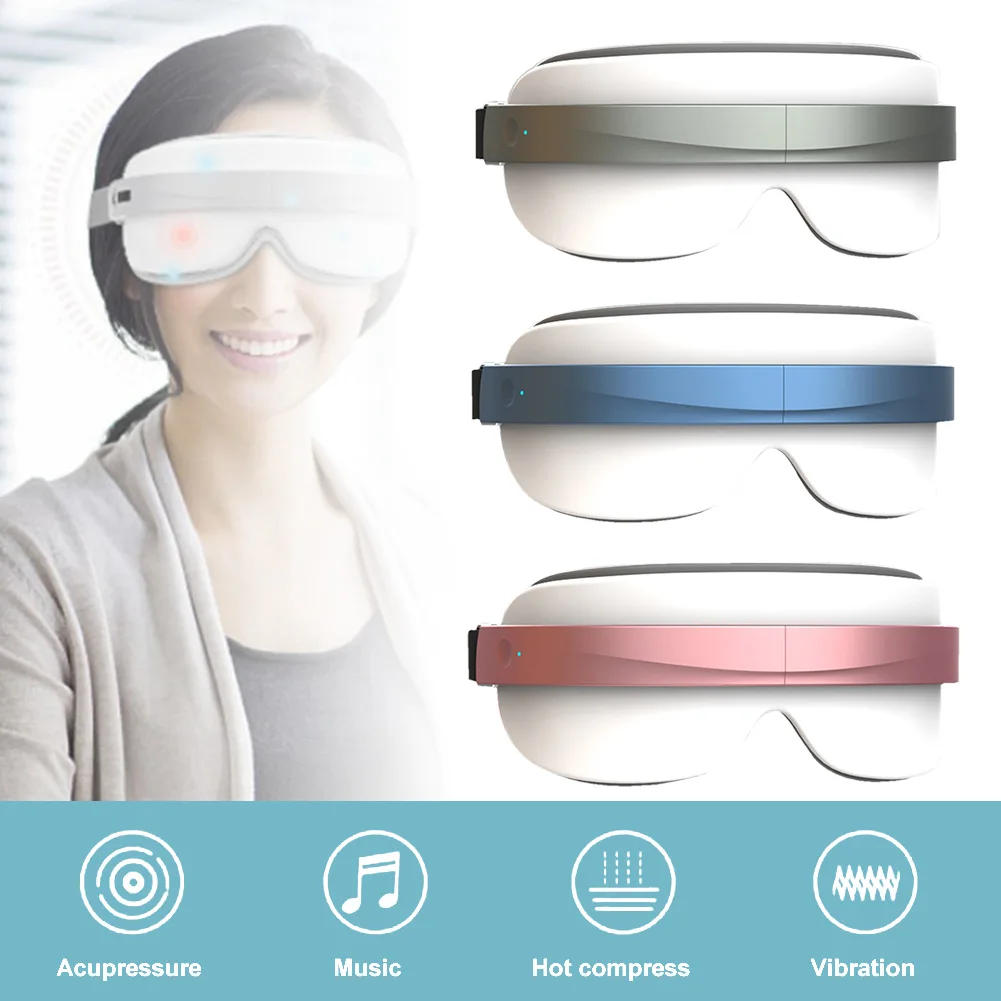 

Electric Eye Massager Bluetooth Music Magnetic Air Pressure Massage Infrared Heating Eye Fatigue Relieve Eyes Care Device