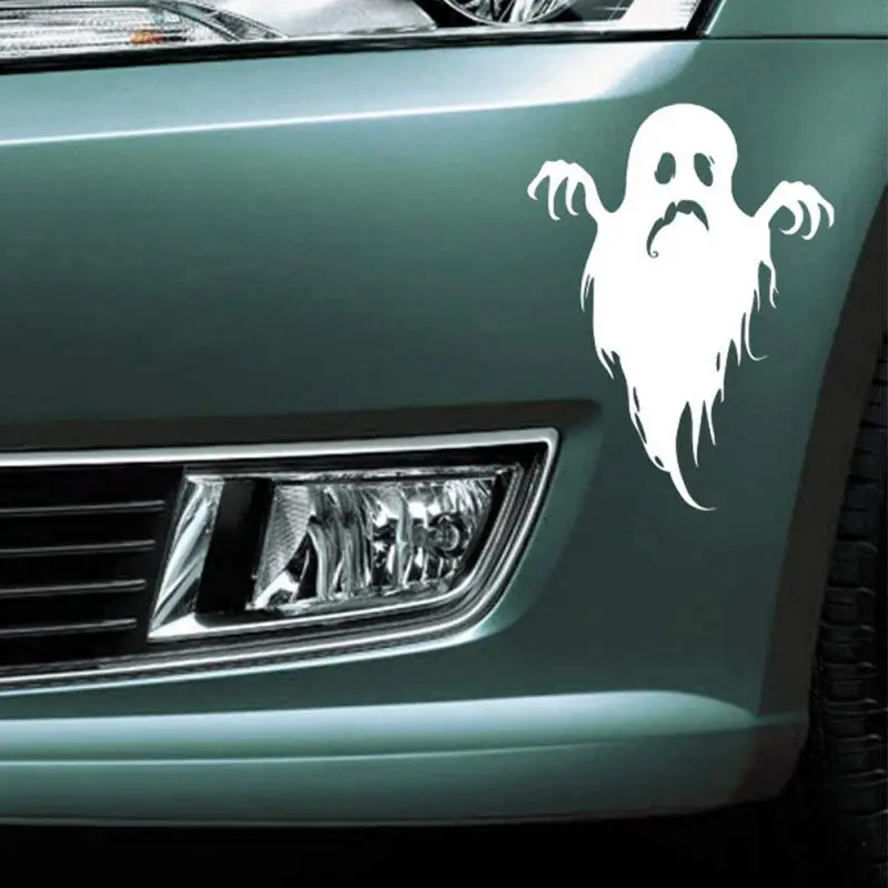 Интересный стиль автомобиля декор призрака на Хэллоуин автомобильная наклейка