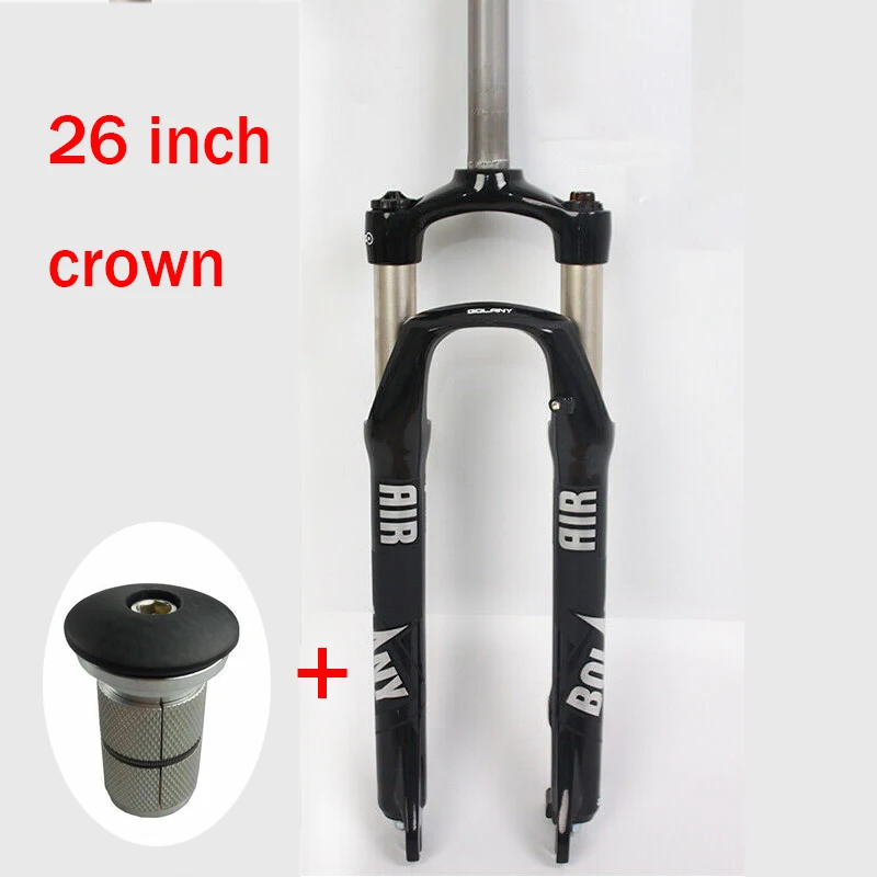 model 2 BOLANY MTB fork 26" 27.5''/29'' Crown Suspension Fork Air Straight/Tapered 1-1/8 Disc Brake Mountain Bike Forks Lightweight - Цвет: model 2