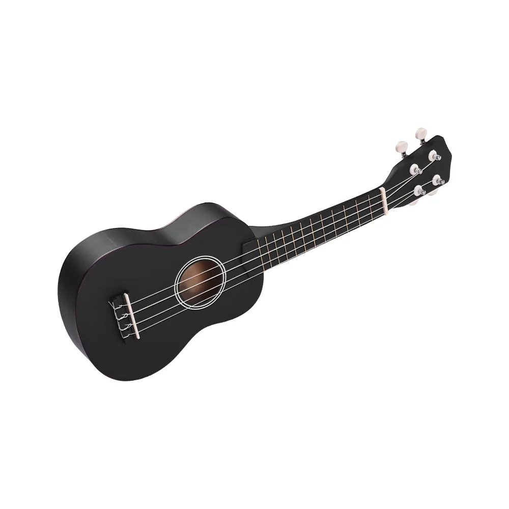 Укулеле 21 дюйм цветная акустическая сопрано липа с сумкой для переноски струны