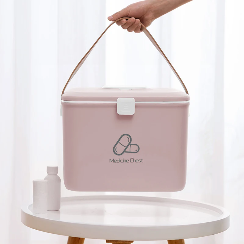 Медицинская коробка для груди домашняя медицина портативная лекарств подходит
