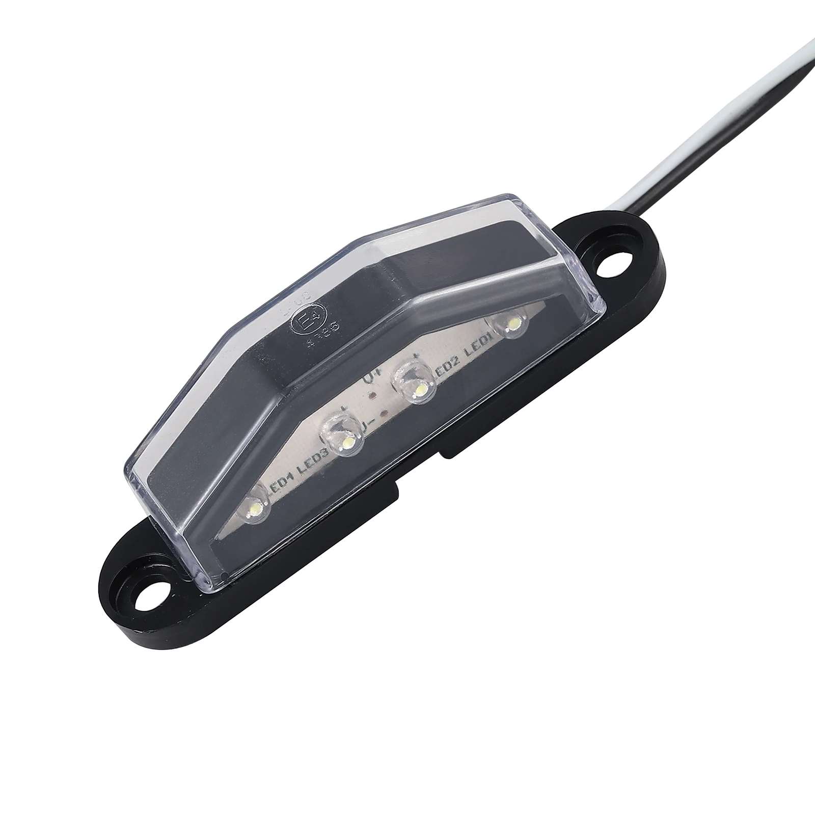 Авторозетка 2 шт. подсветка номерного знака s 4 светодиода 12 В 24 для автомобиля