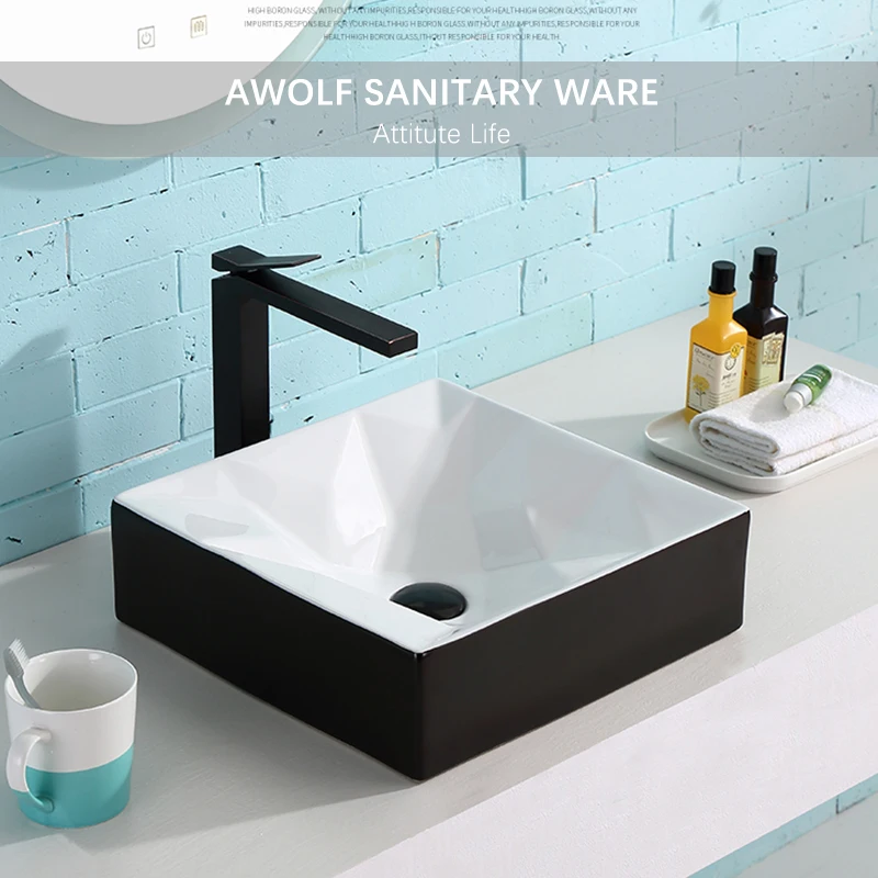 Ванная комната раковины керамика судно художественный Умывальник современный