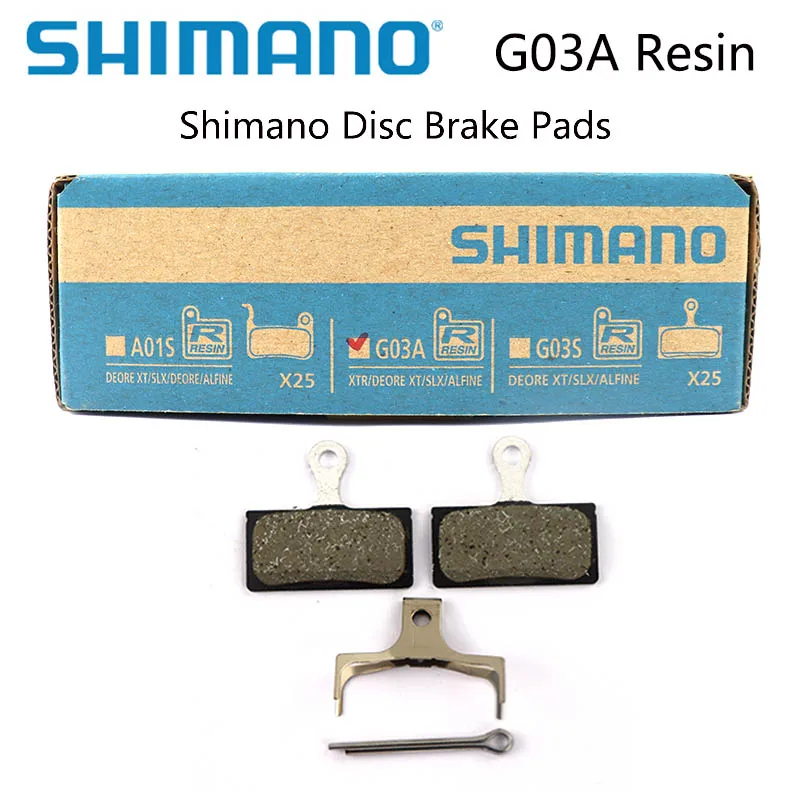 Дисковые Тормозные колодки Shimano G03A резиновые накладки для горных велосипедов M9000
